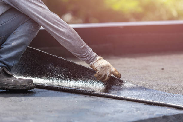 Professional Basement Waterproofing technician working in Parsippany, NJ